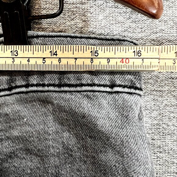 Levi's 511 Jeans Mens Size 32x29* Gray Acid Wash Slim Fit Straight Stretch Denim - Picture 9 of 14